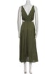 Maje V-Neck Long Dress