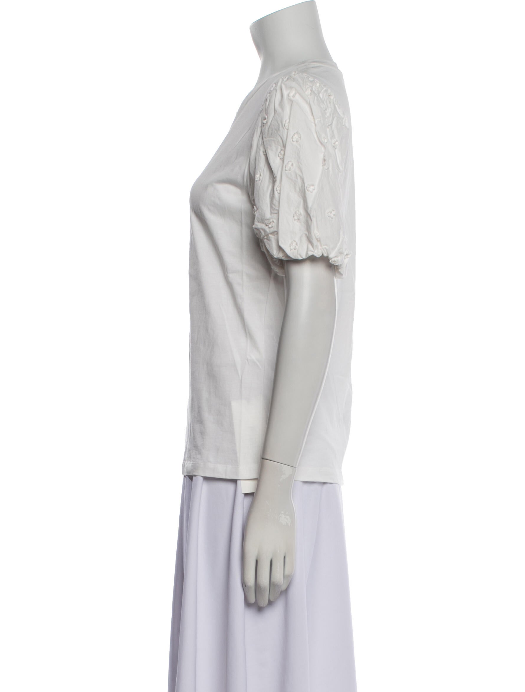 Maje Crew Neck Short Sleeve T-Shirt