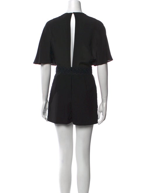 Maje Silk V-Neck Romper