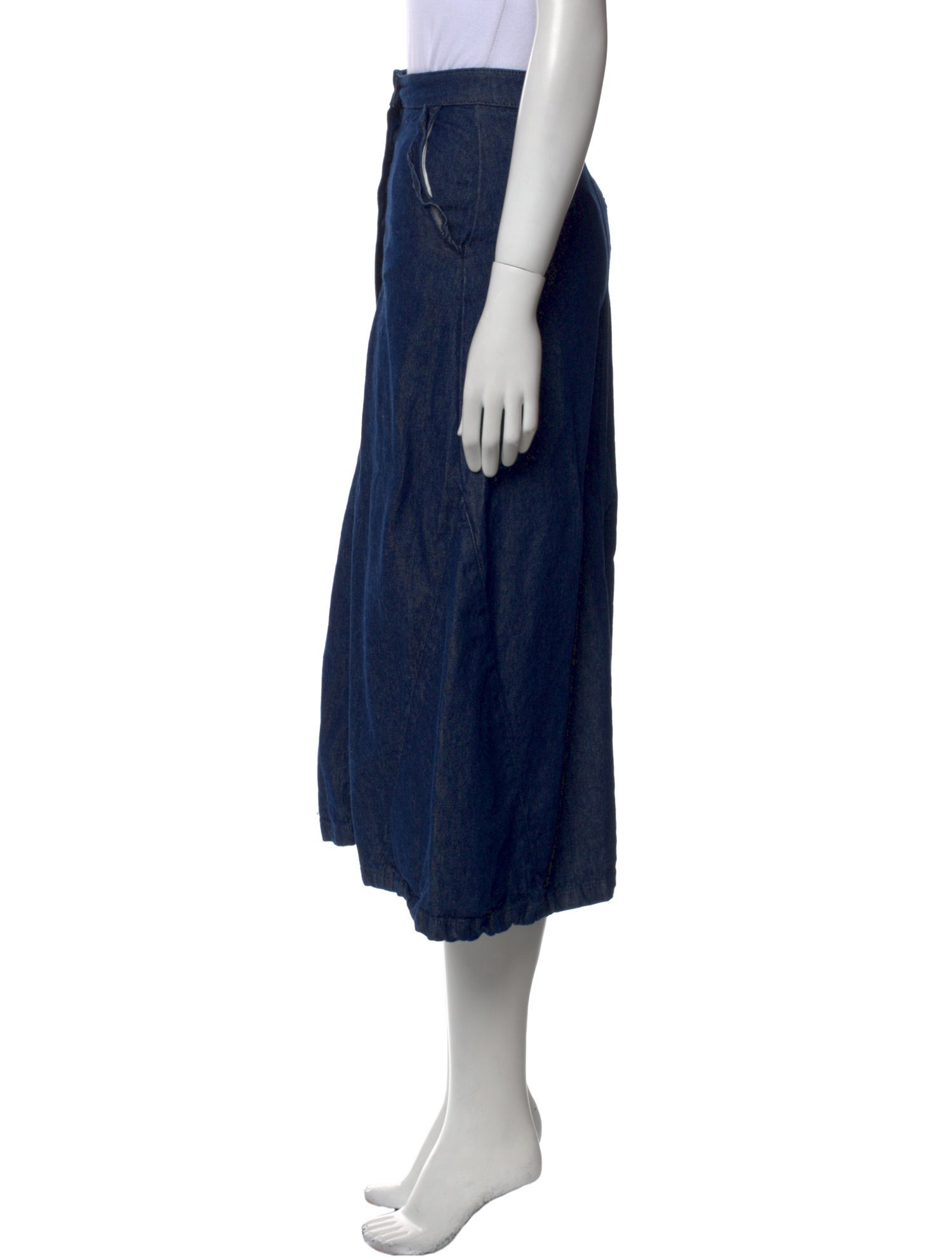 Maje Ruffle Embellishment Midi Length Skirt