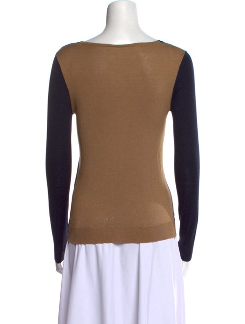 Maje Silk Scoop Neck T-Shirt