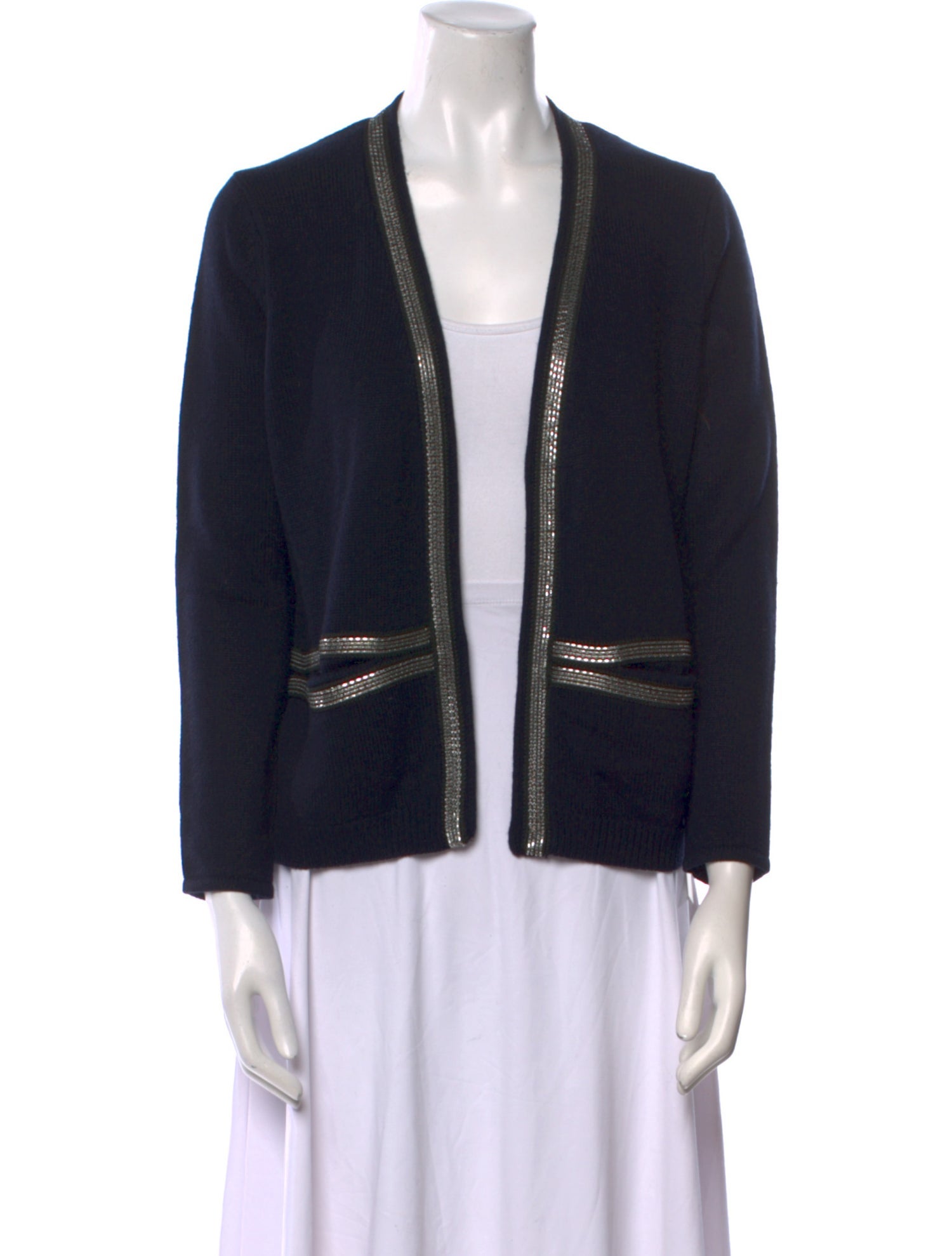 Maje Wool Open Front Sweater