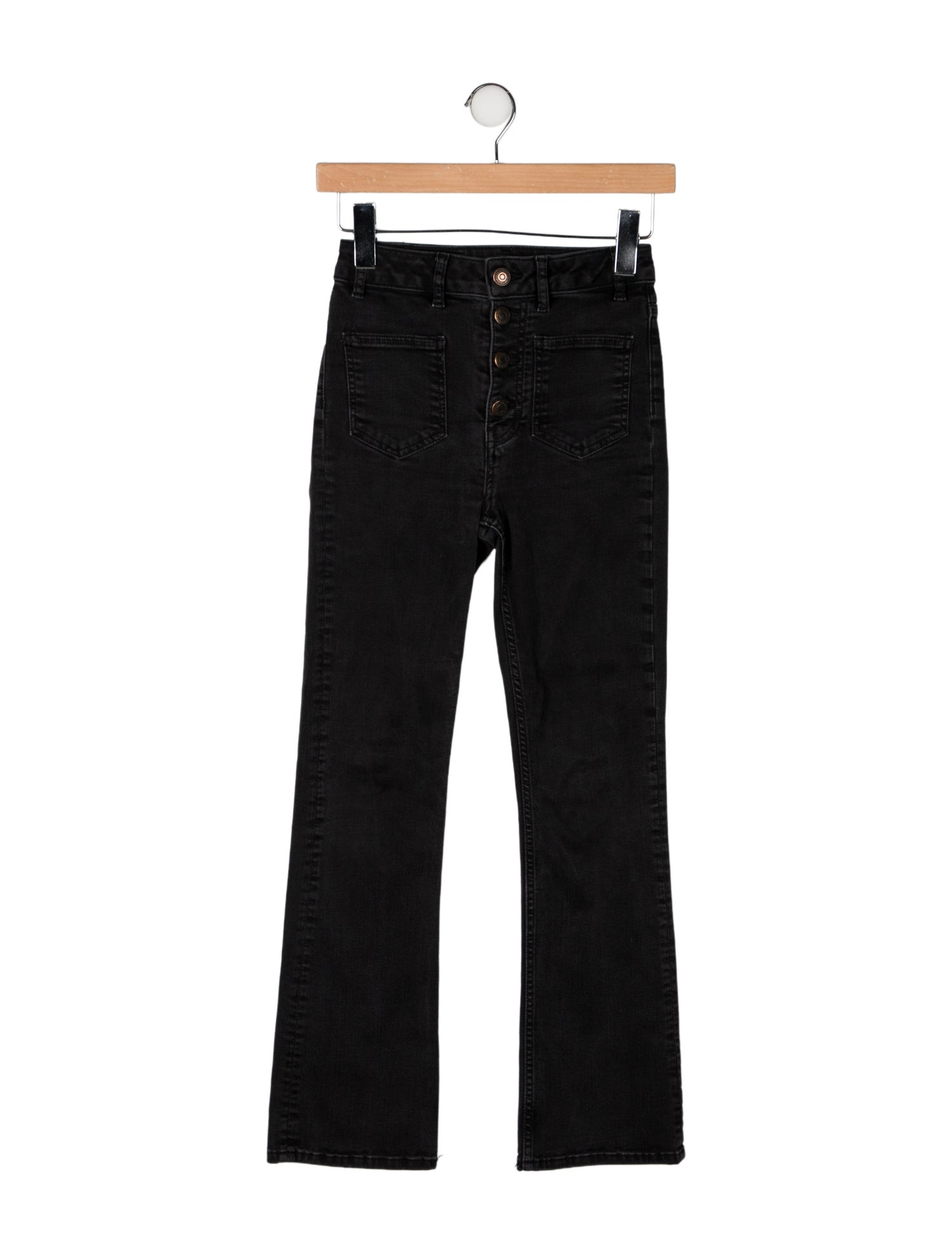 Maje Mid-Rise Straight Leg Jeans