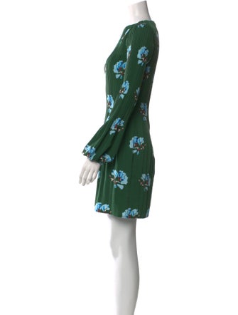 Maje Floral Print Mini Dress