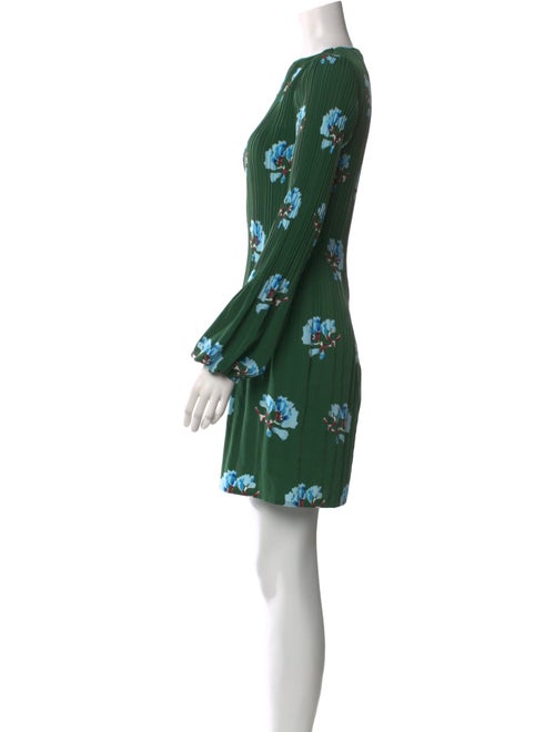 Maje Floral Print Mini Dress