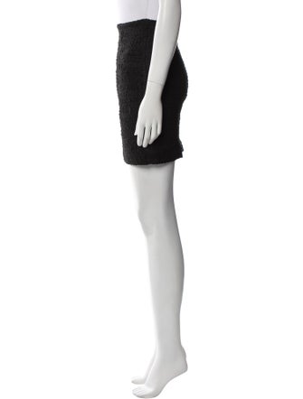 Maje Embroidered Accent Mini Skirt