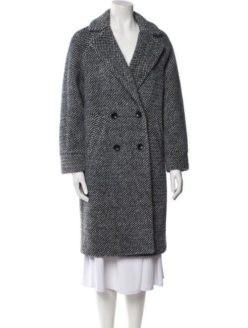Maje Tweed Pattern Coat