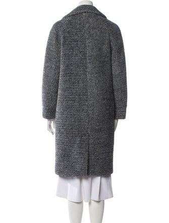 Maje Tweed Pattern Coat