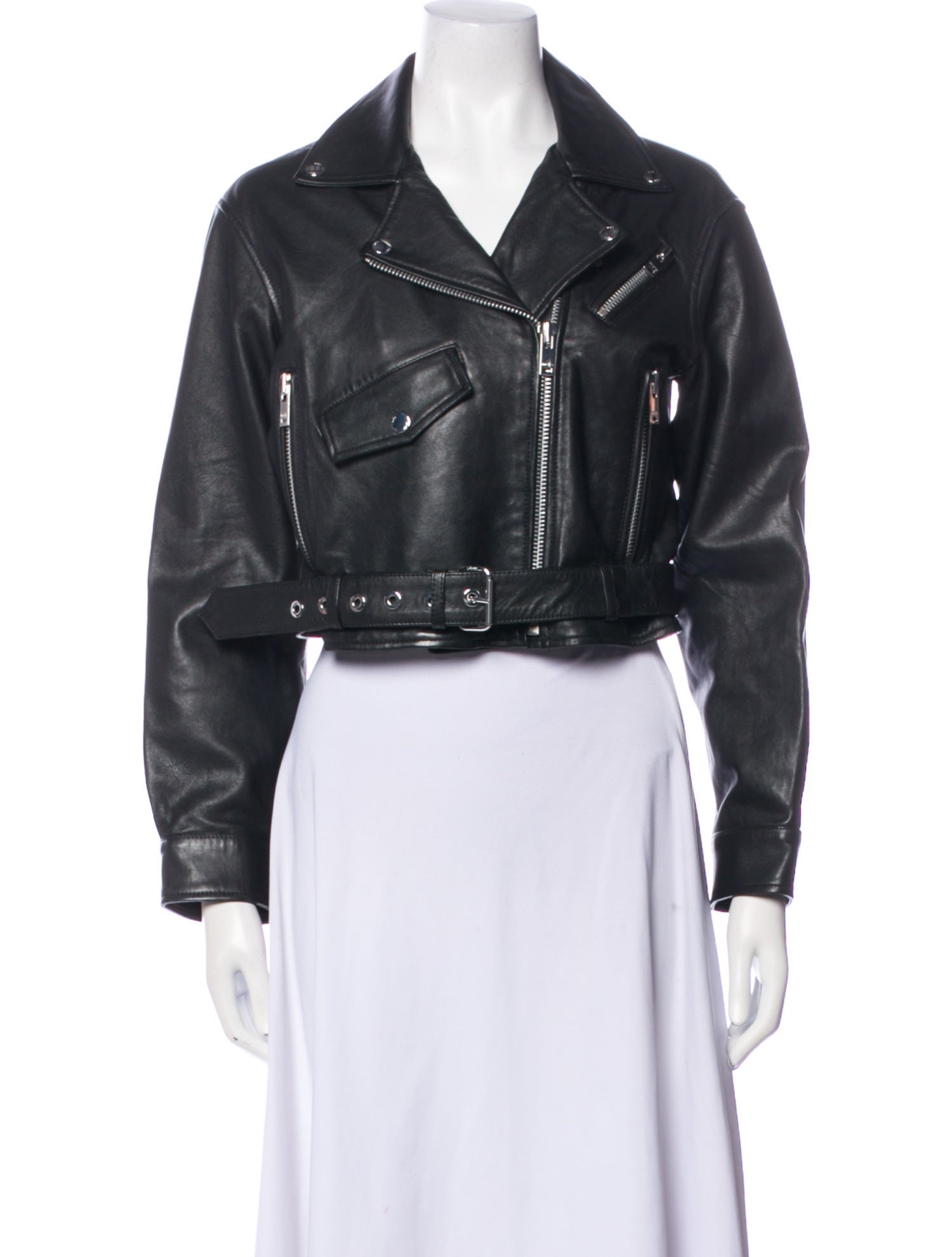 Maje Leather Biker Jacket