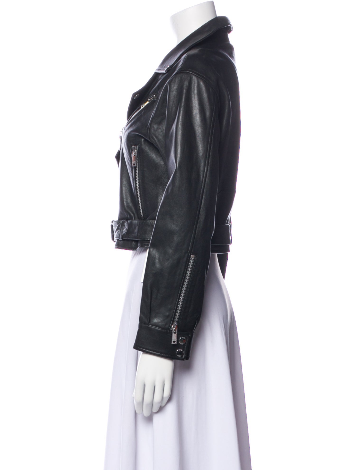 Maje Leather Biker Jacket