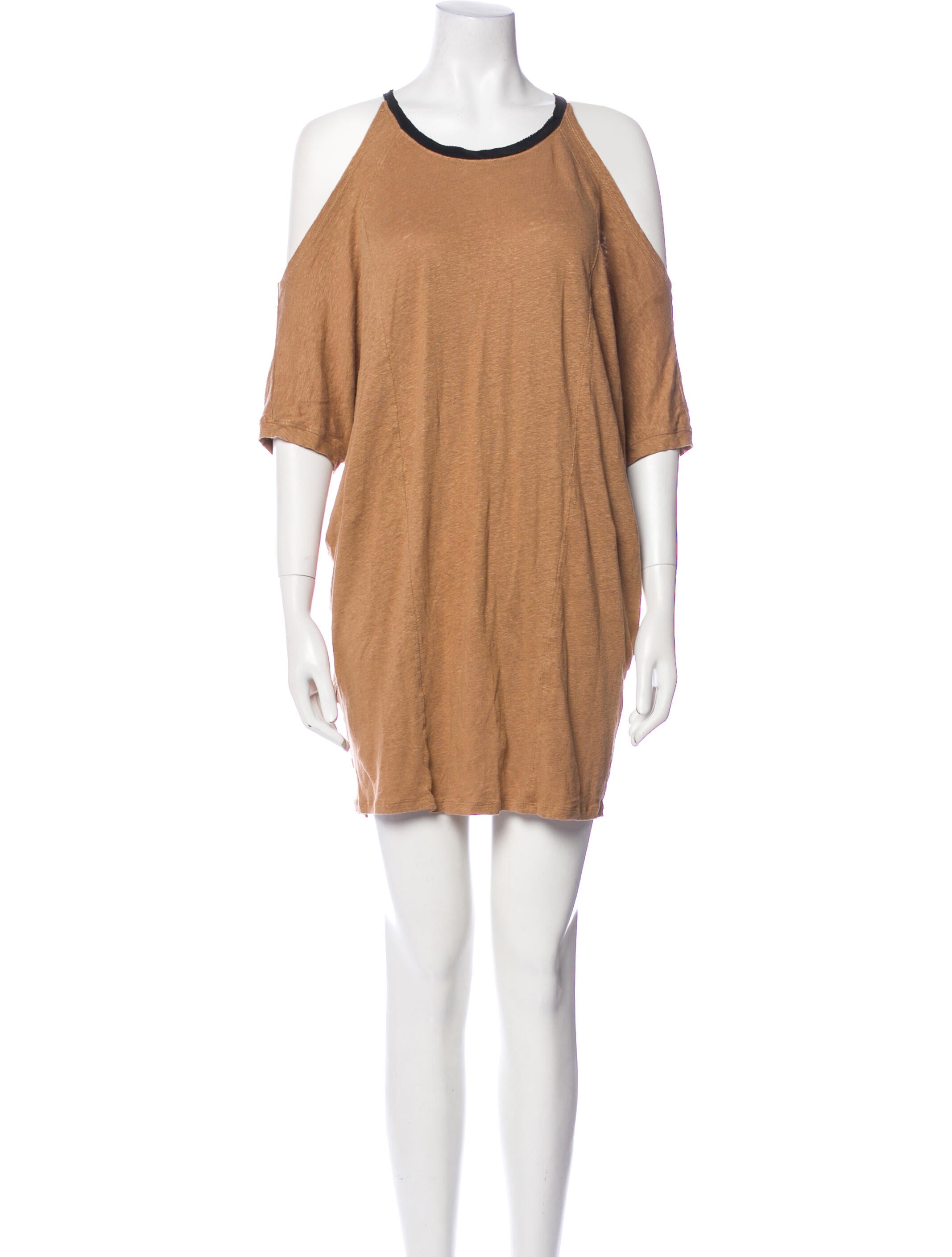 Maje Linen Crew Neck Tunic