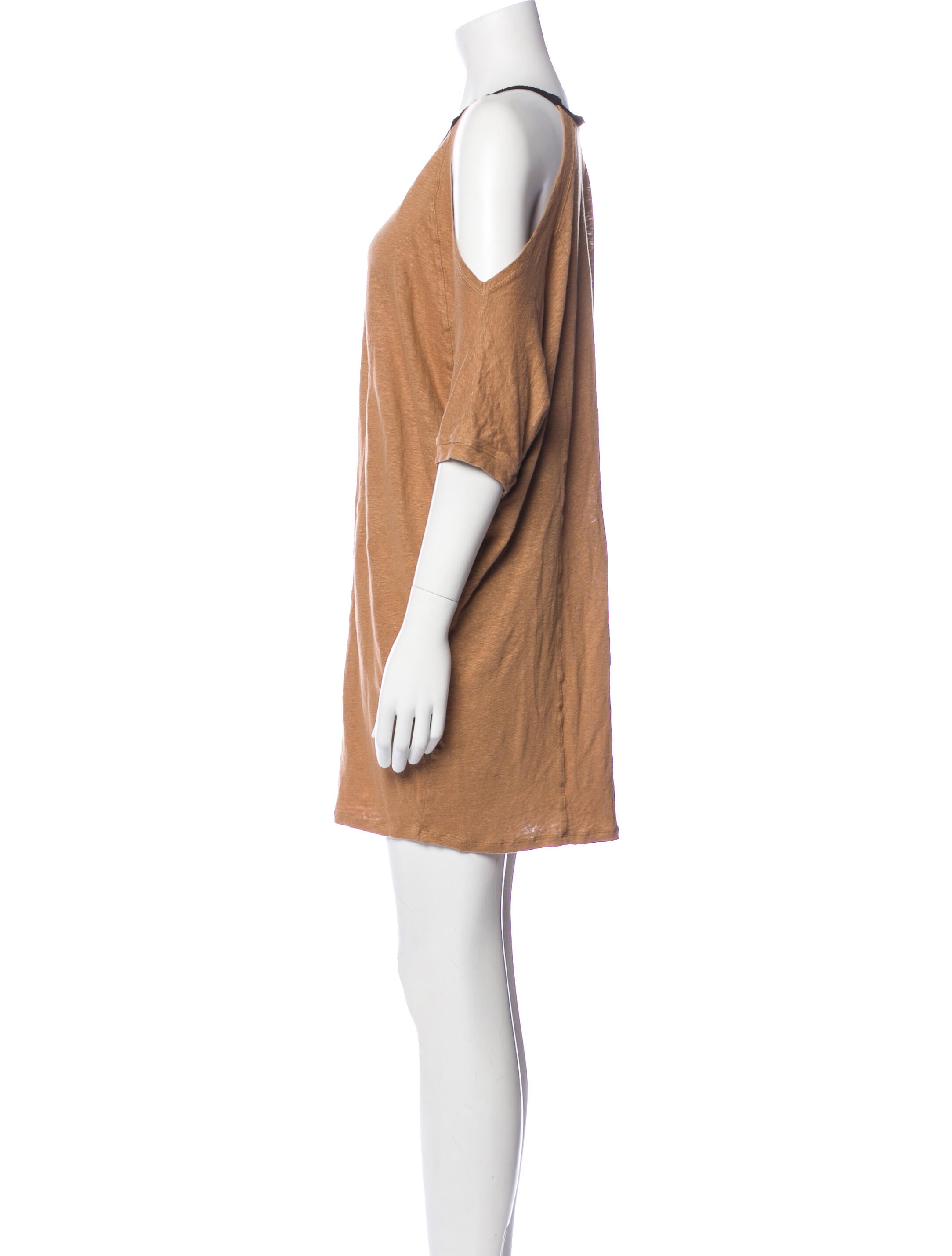 Maje Linen Crew Neck Tunic