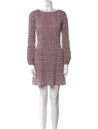 Maje Printed Mini Dress
