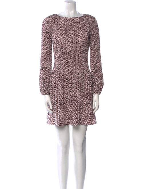 Maje Printed Mini Dress