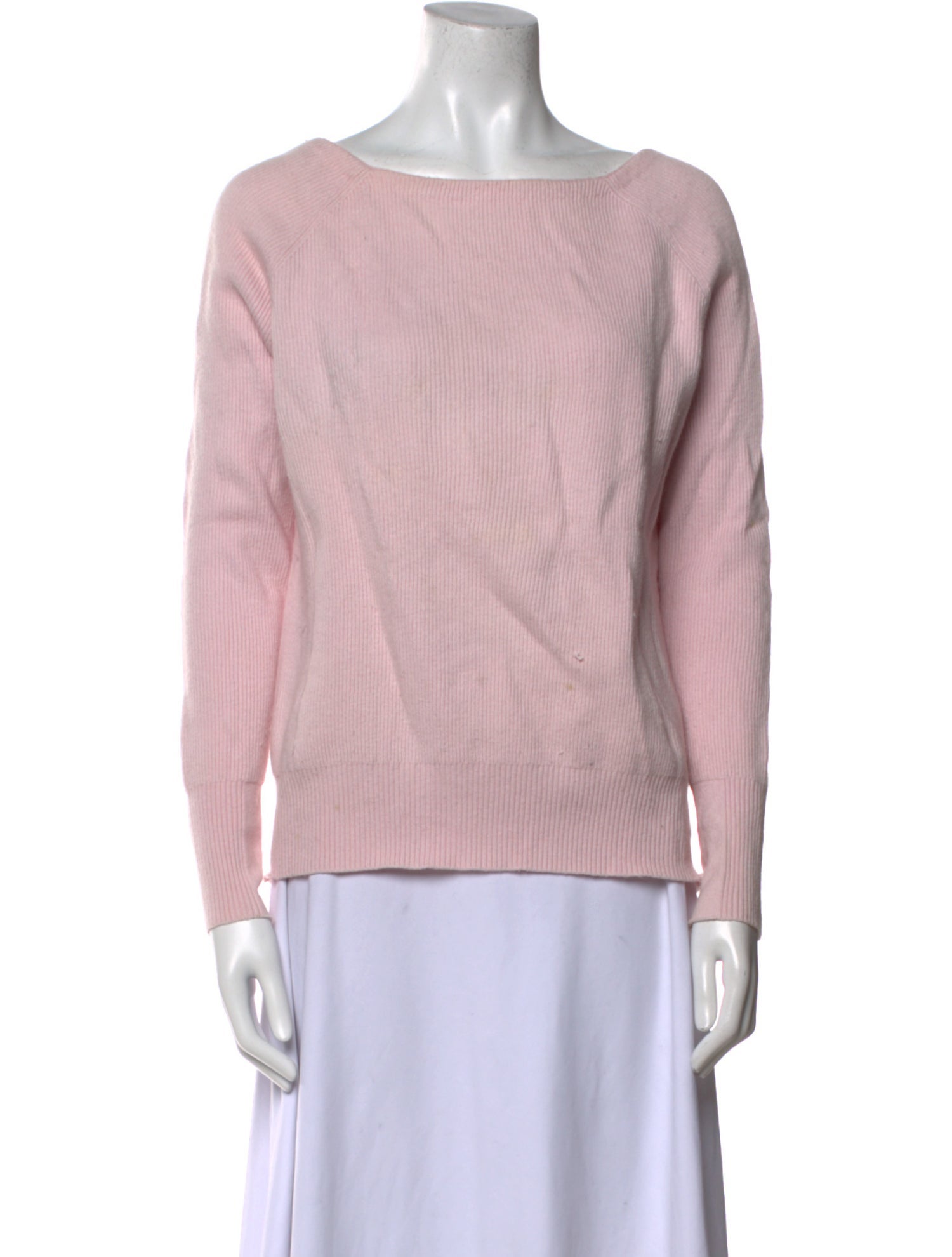 Maje Bateau Neckline Long Sleeve Top