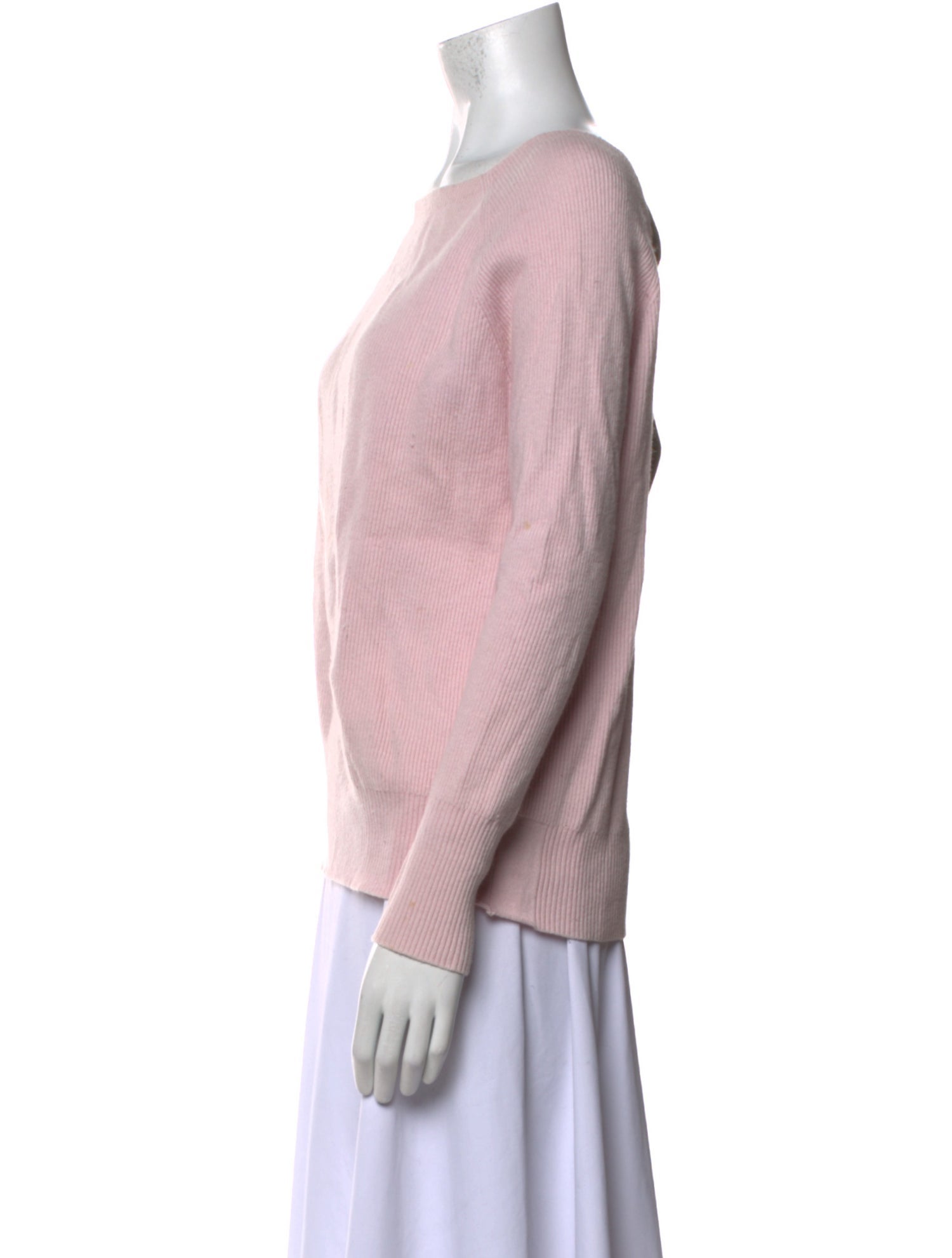 Maje Bateau Neckline Long Sleeve Top