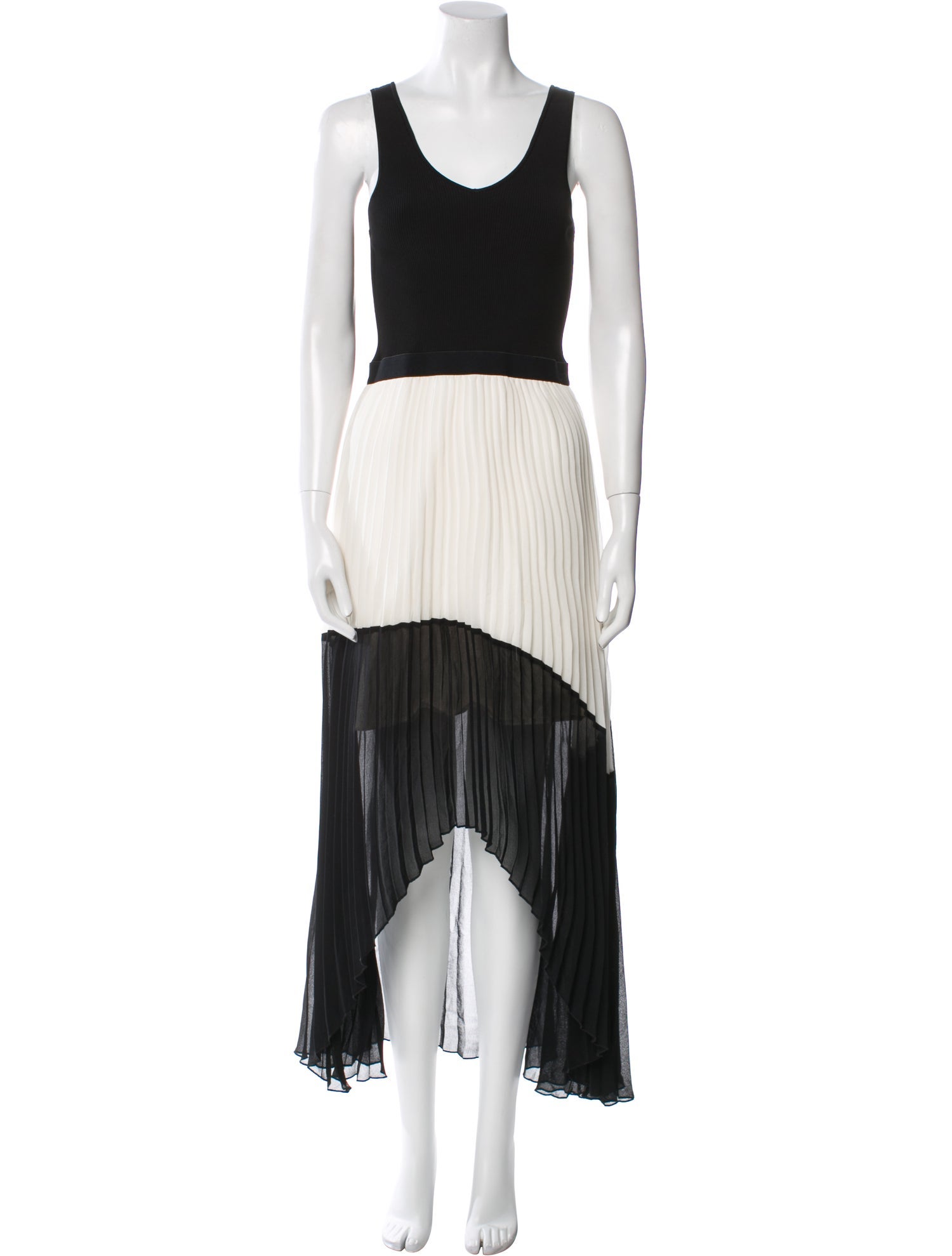 Maje Striped Long Dress