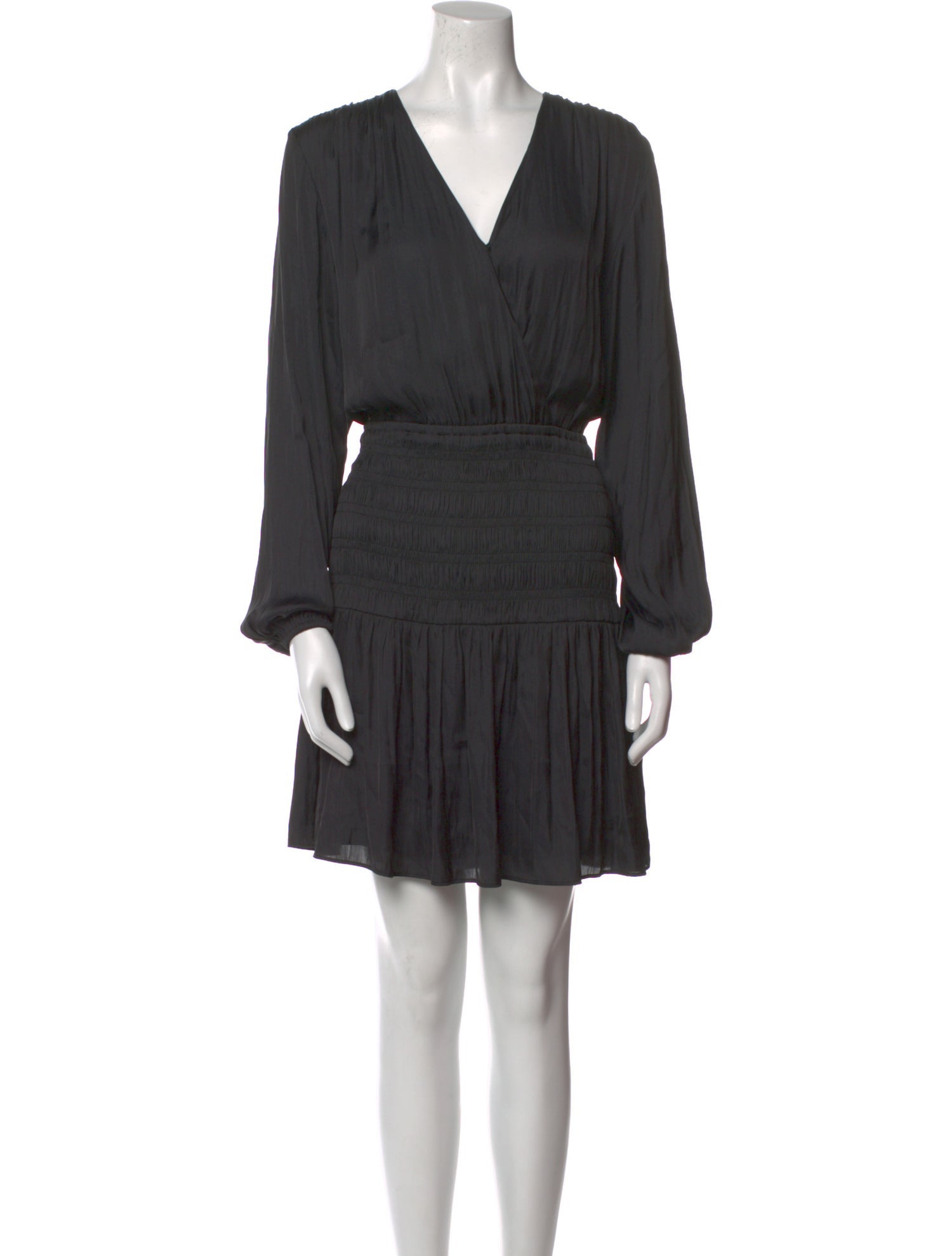 Maje V-Neck Mini Dress