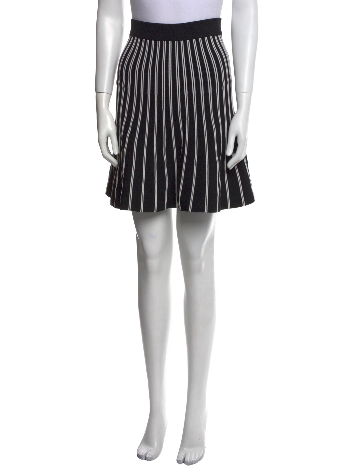 Maje Striped Mini Skirt