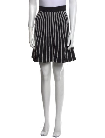 Maje Striped Mini Skirt