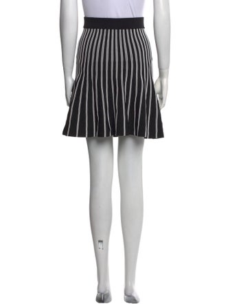 Maje Striped Mini Skirt