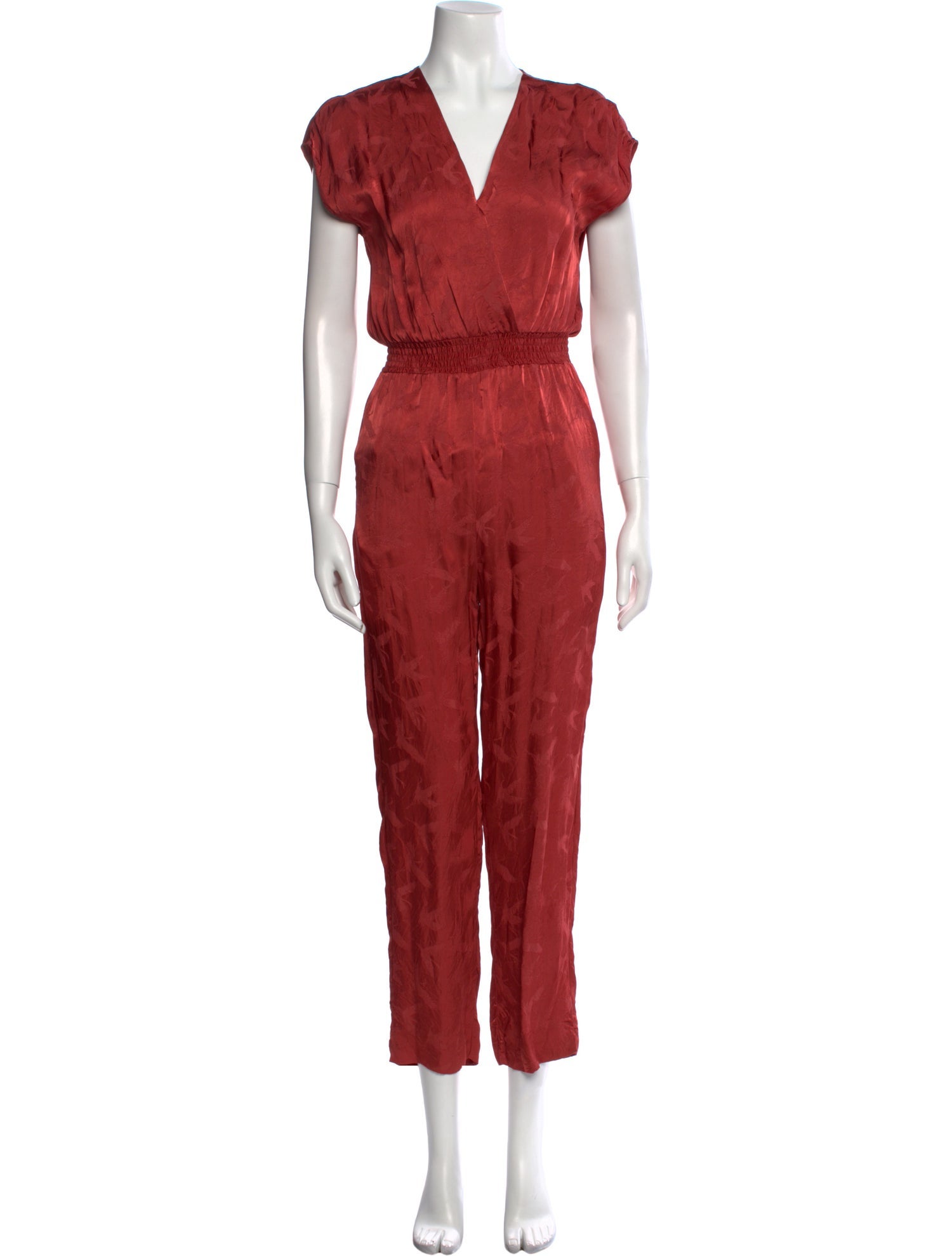 Maje V-Neck Jumpsuit