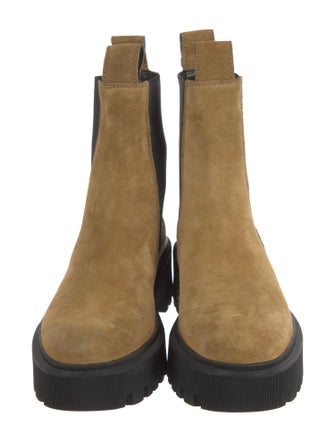 Maje Leather Chelsea Boots