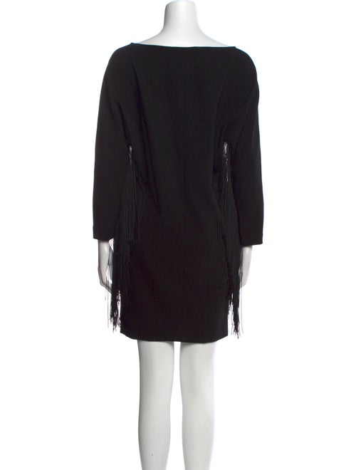 Maje Bateau Neckline Mini Dress