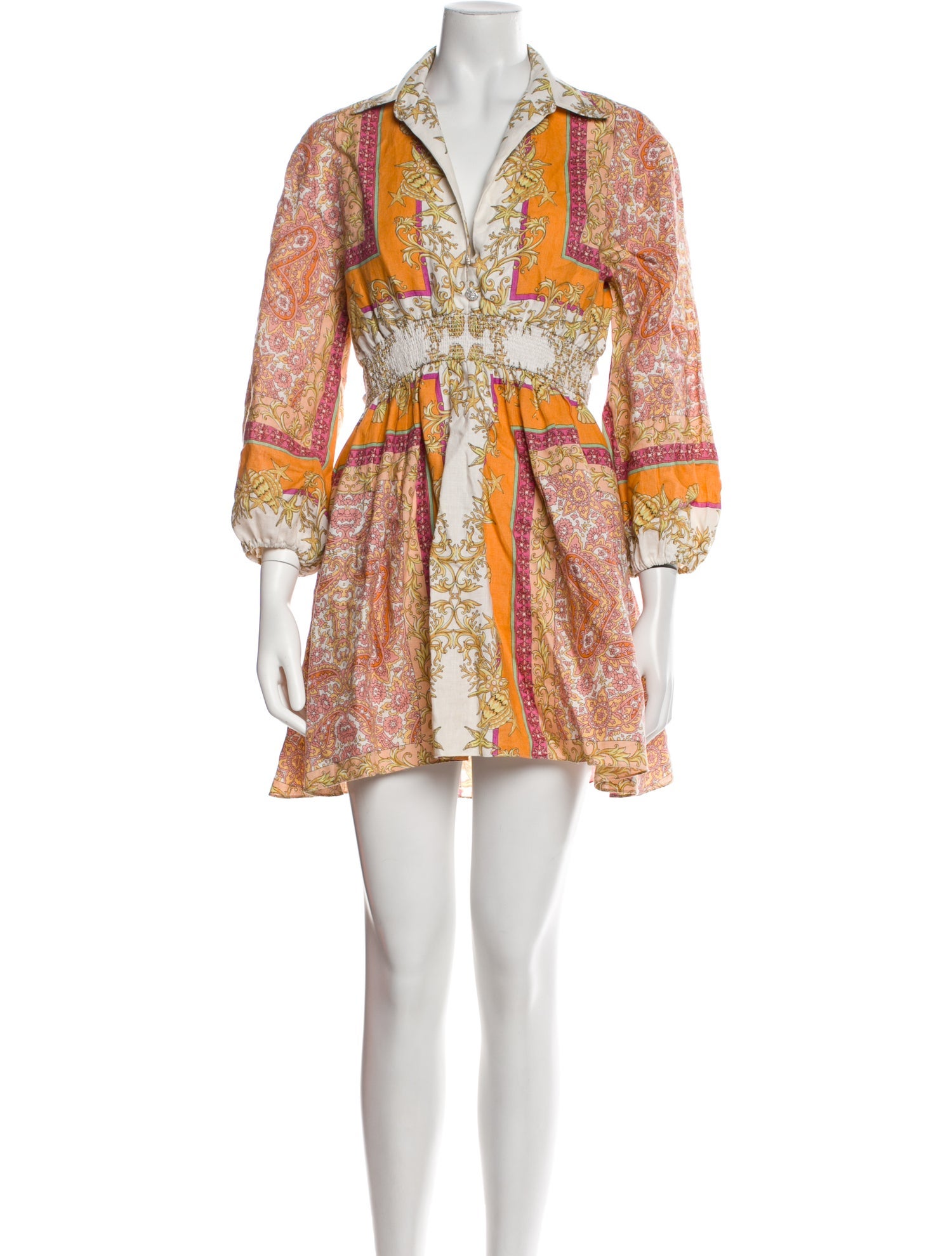 Maje Linen Mini Dress