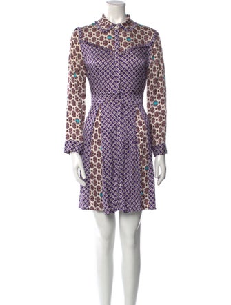 Maje Printed Mini Dress