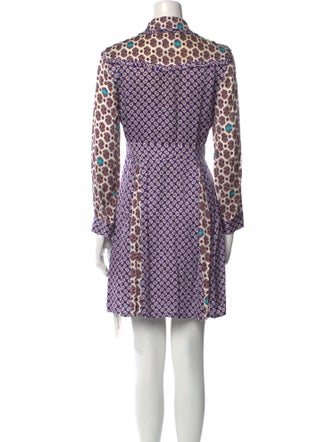 Maje Printed Mini Dress