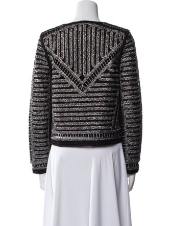 Maje Tweed Pattern Evening Jacket