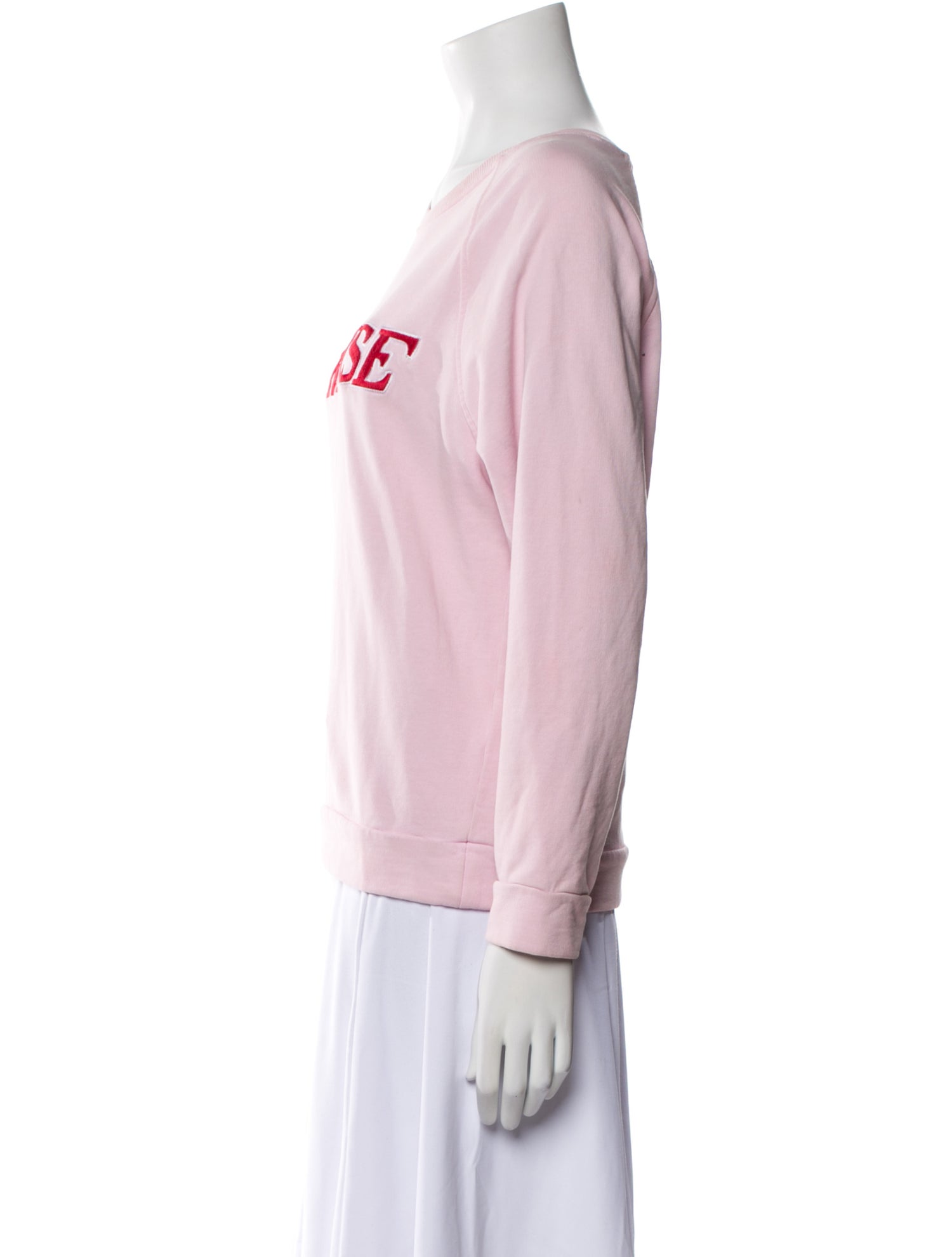 Maje Graphic Print Crew Neck Sweatshirt