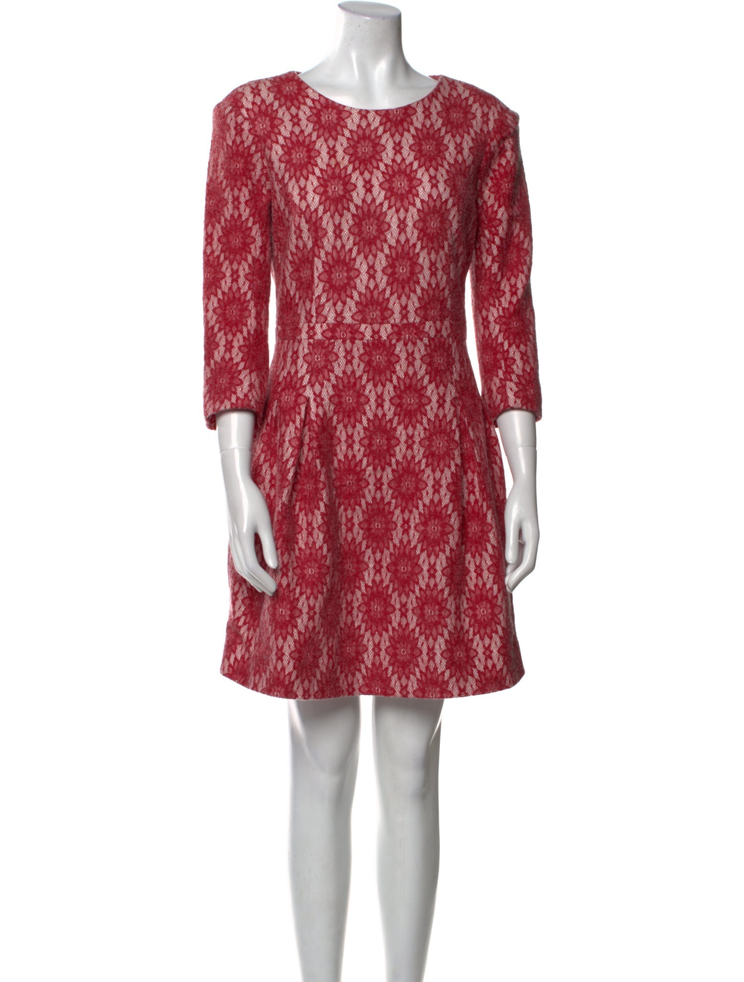 Maje Printed Mini Dress