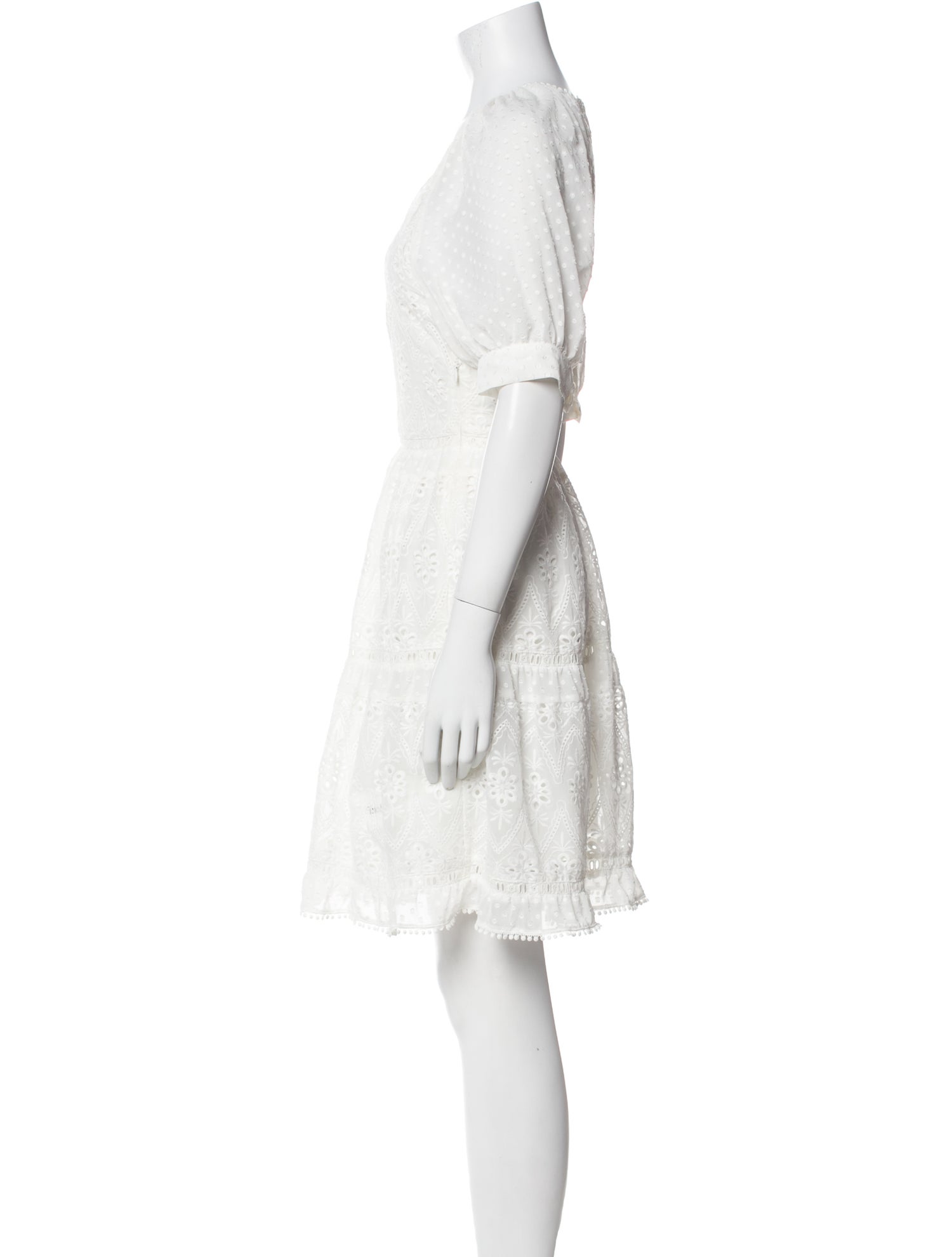 Maje V-Neck Mini Dress