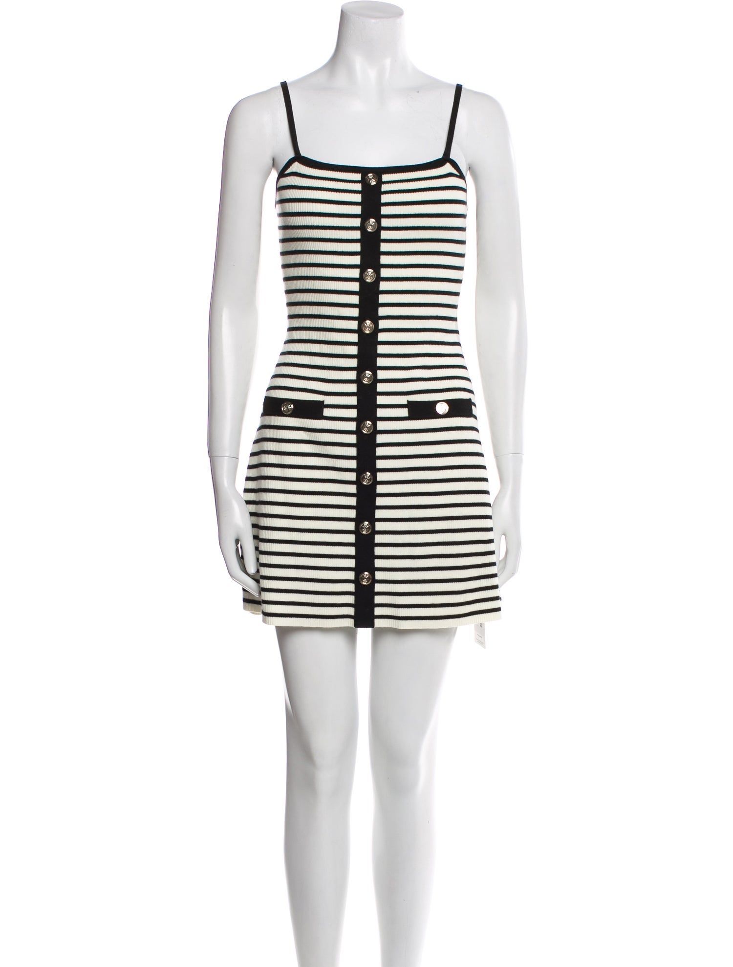 Maje Striped Mini Dress