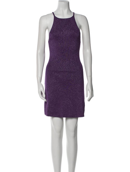 Maje Square Neckline Mini Dress