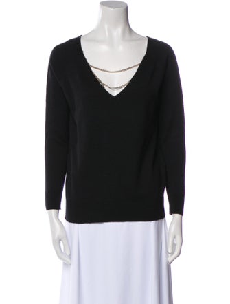 Maje V-Neck Sweater