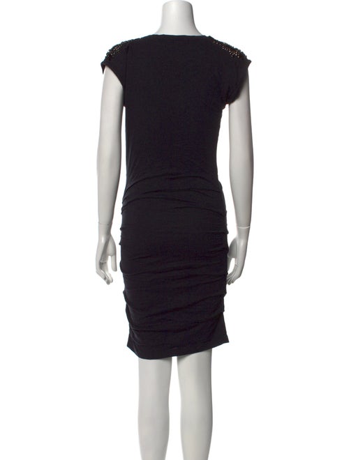 Maje Crew Neck Mini Dress