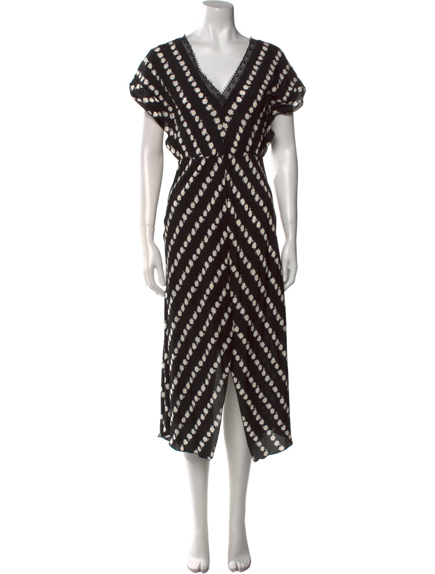 Maje Printed Long Dress