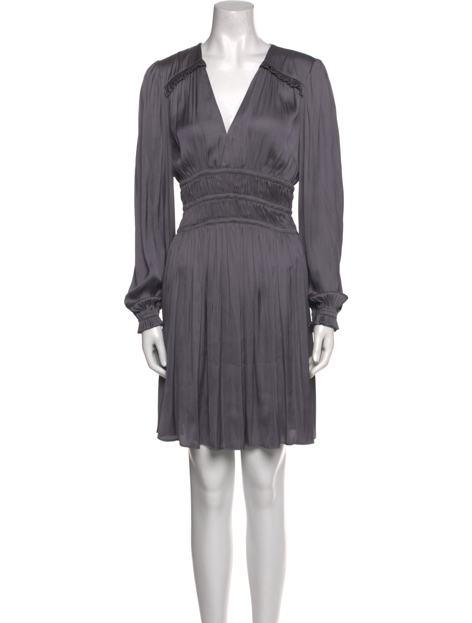 Maje V-Neck Mini Dress