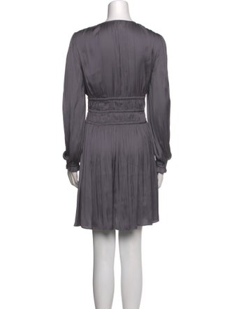 Maje V-Neck Mini Dress