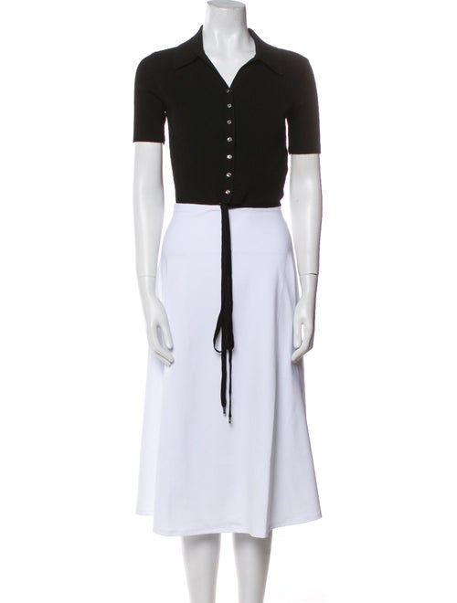 Maje Short Sleeve Crop Top