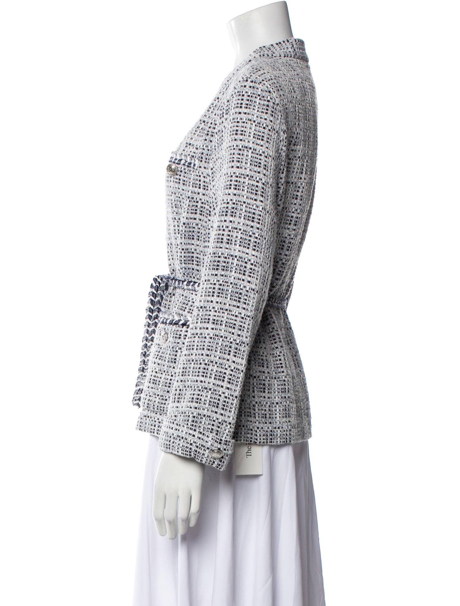 Maje Tweed Pattern Evening Jacket