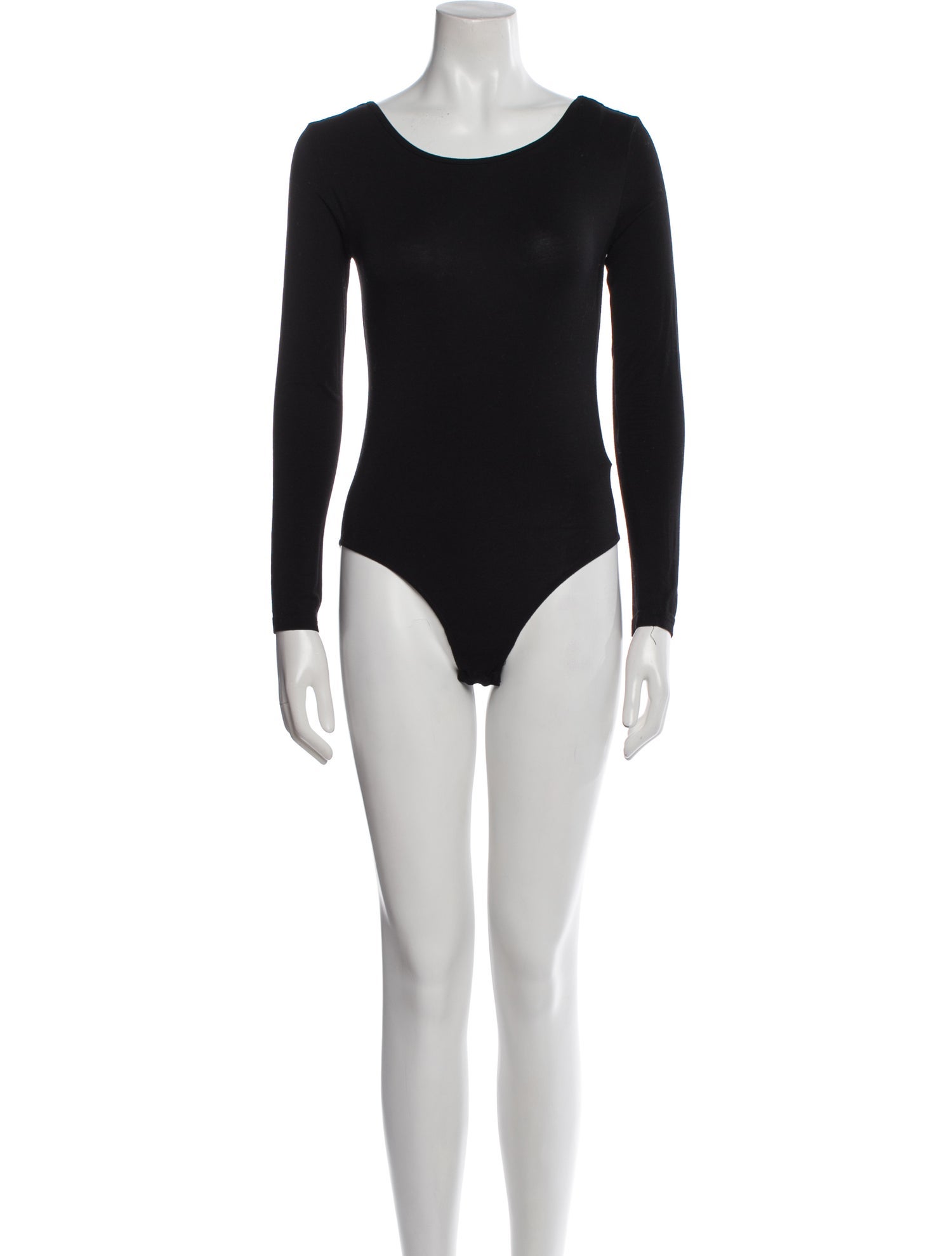 Maje Scoop Neck Long Sleeve Bodysuit