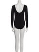 Maje Scoop Neck Long Sleeve Bodysuit