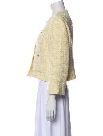 Maje Tweed Pattern Evening Jacket
