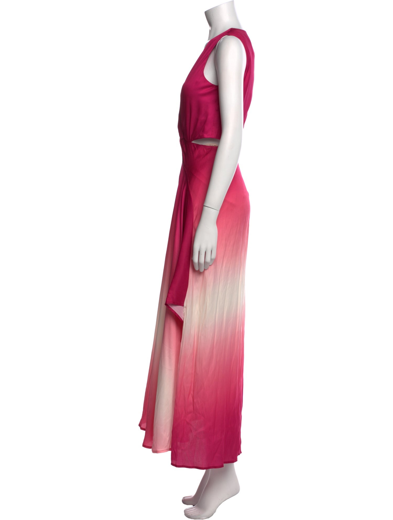 Maje V-Neck Long Dress