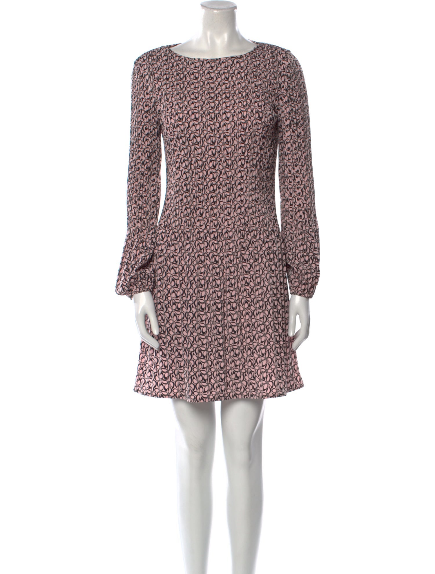 Maje Printed Mini Dress