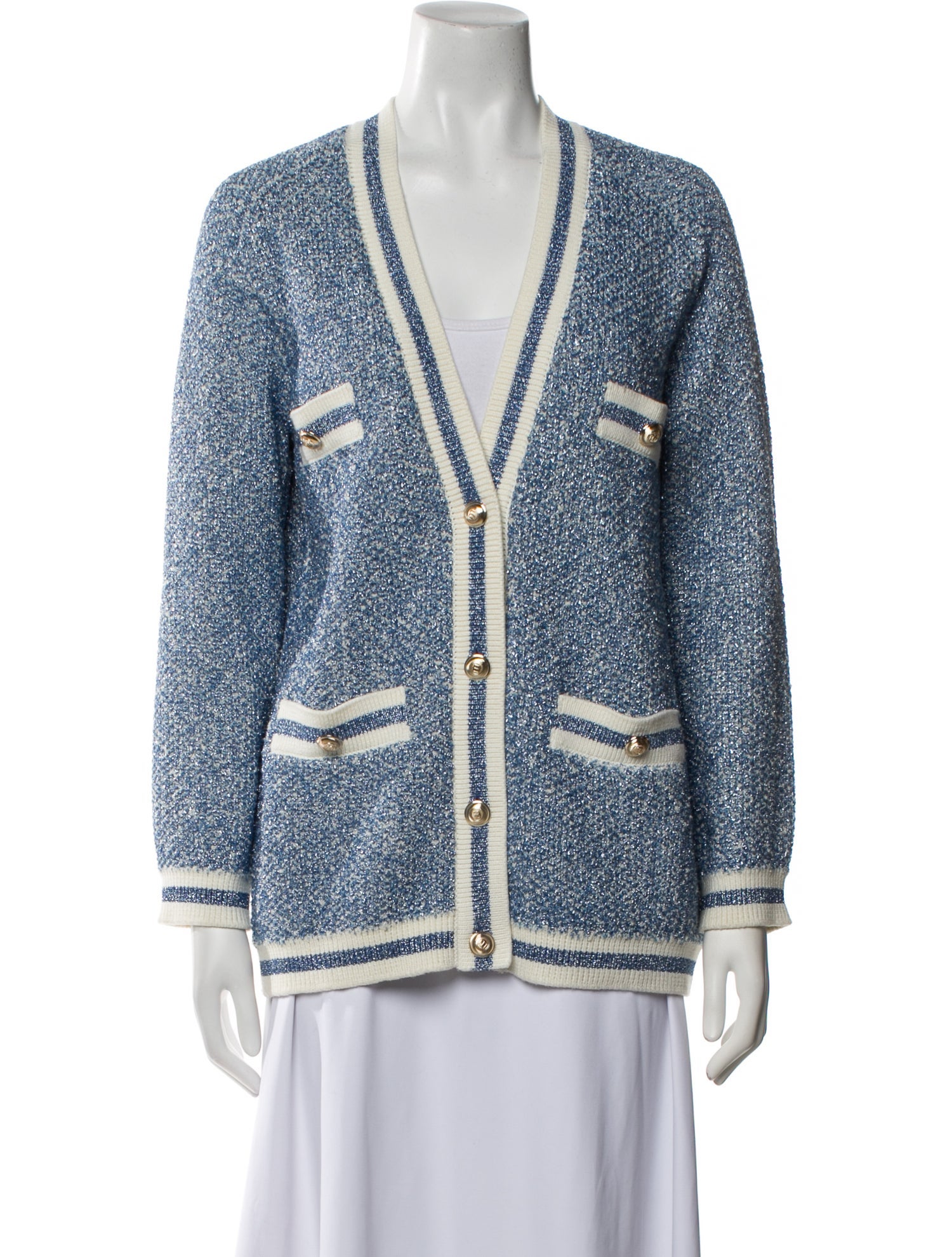 Maje Printed Denim Jacket